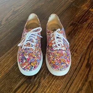 Vans Shoes Vans Lo Pro Bright Ditsy Floral Purple Poshmark